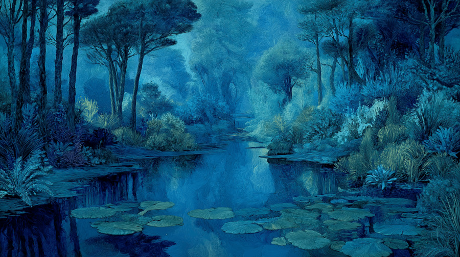 Blue Forest puzzle preview